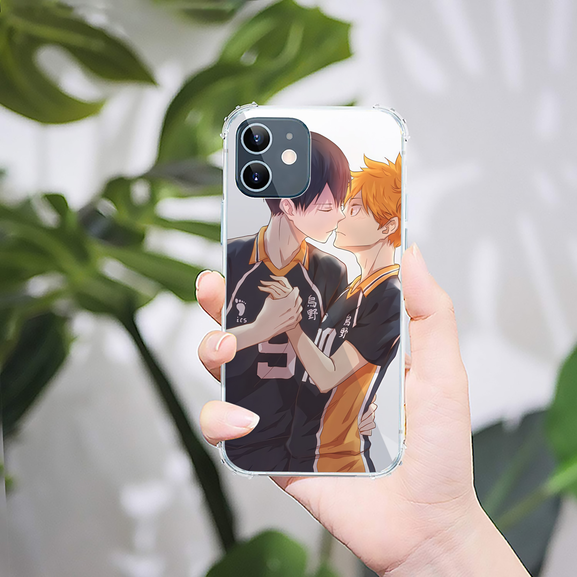 （画像用） ハイキュー!! Haikyu!! 【iPhone 12シリーズ対応】透明スマホケース（クリアソフトケース）